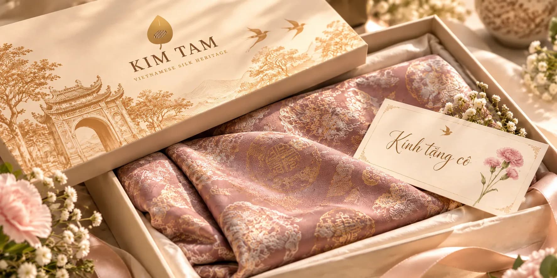 Quà tặng 20/11 ý nghĩa: một tấm lụa để nói lời tri ân