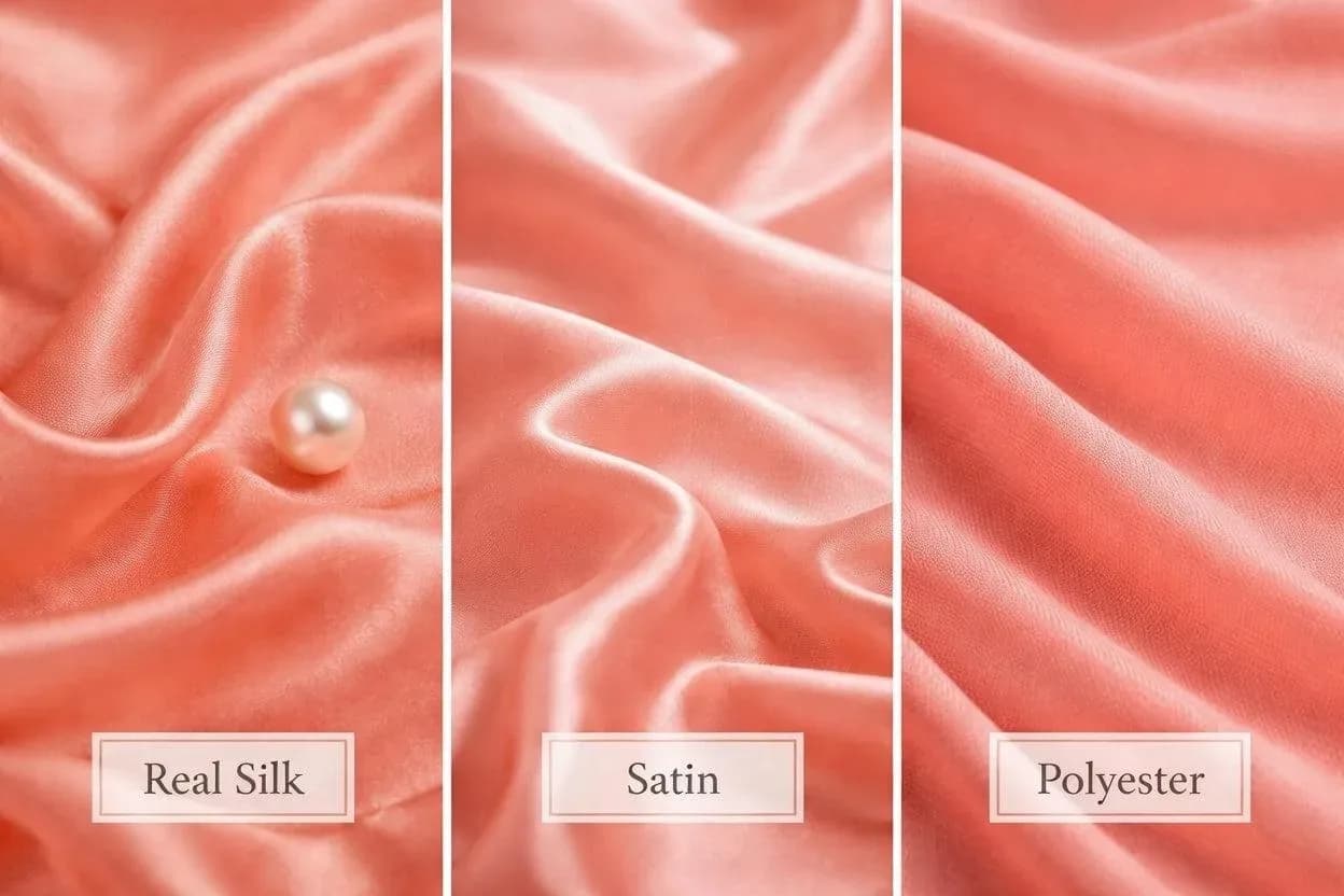 Lụa tơ tằm, satin, phi, đũi và gấm khác nhau thế nào?